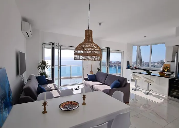 公寓 Rocknest Sea View Penthouse Sarandë